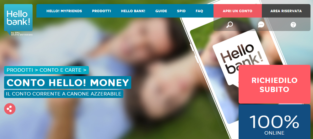 Hallo bank conto money