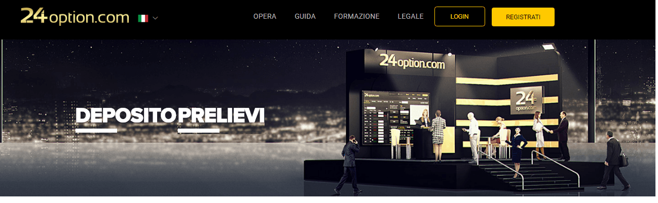 24option-come prelevare e depositare